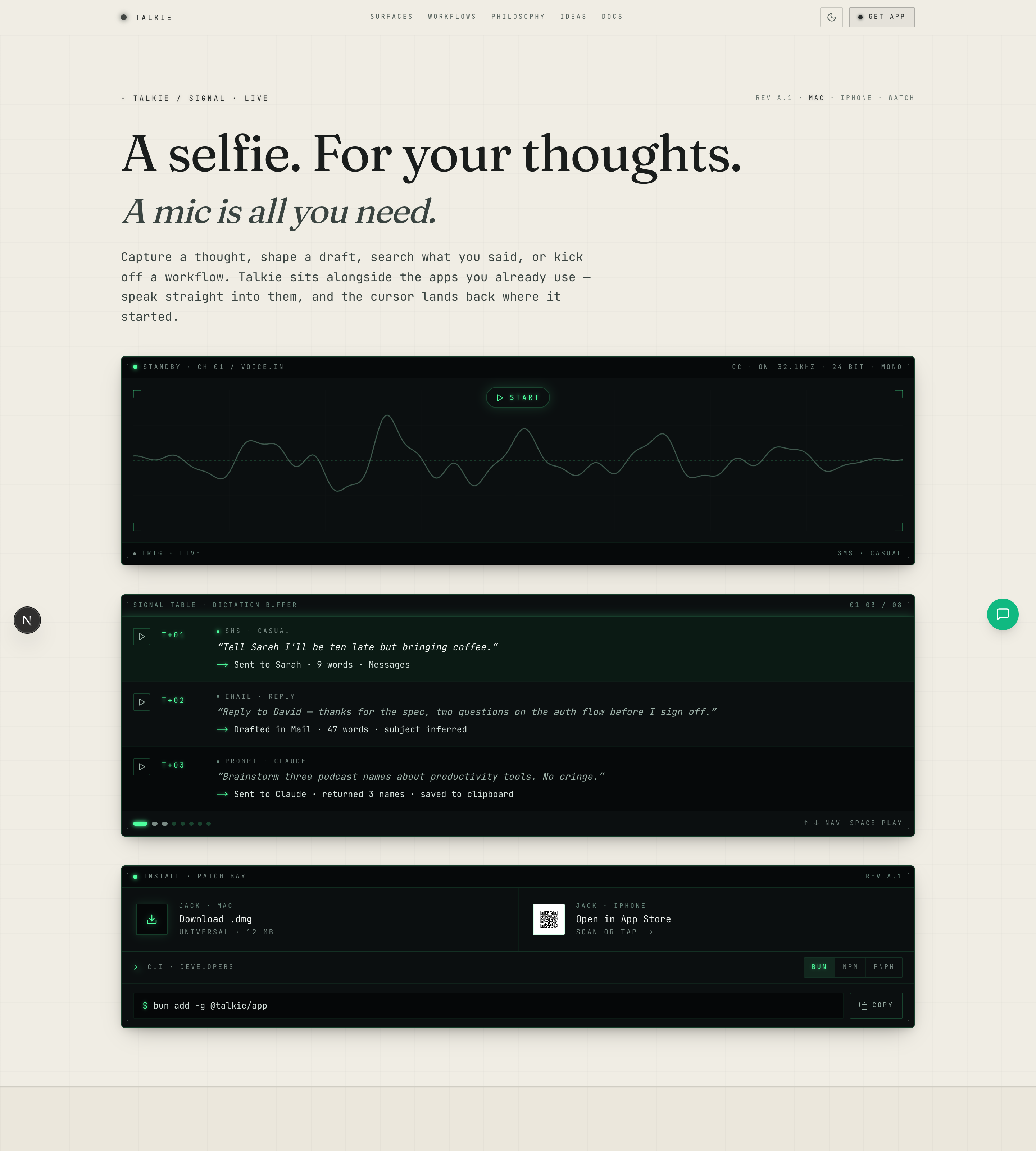 Path B — instruments-as-objects — light mode